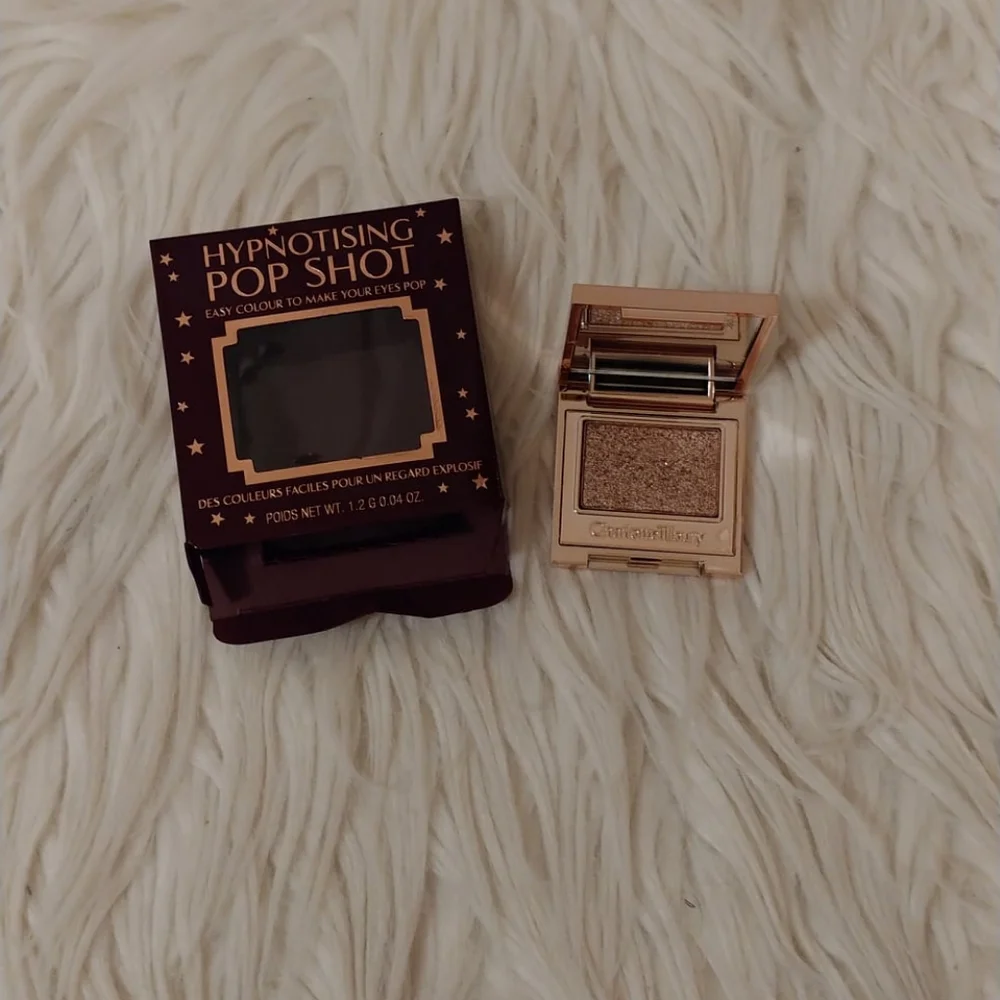 💖FIRM! NWT CHARLOTTE TILBURY HYPNOTISING POP SHOT EYESHADOW ROSEGOLD (LIMITED E